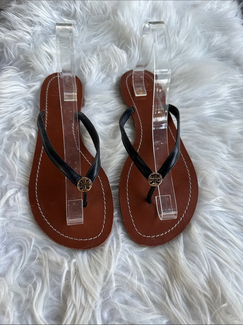 Tory Burch Leather Thong Sandals